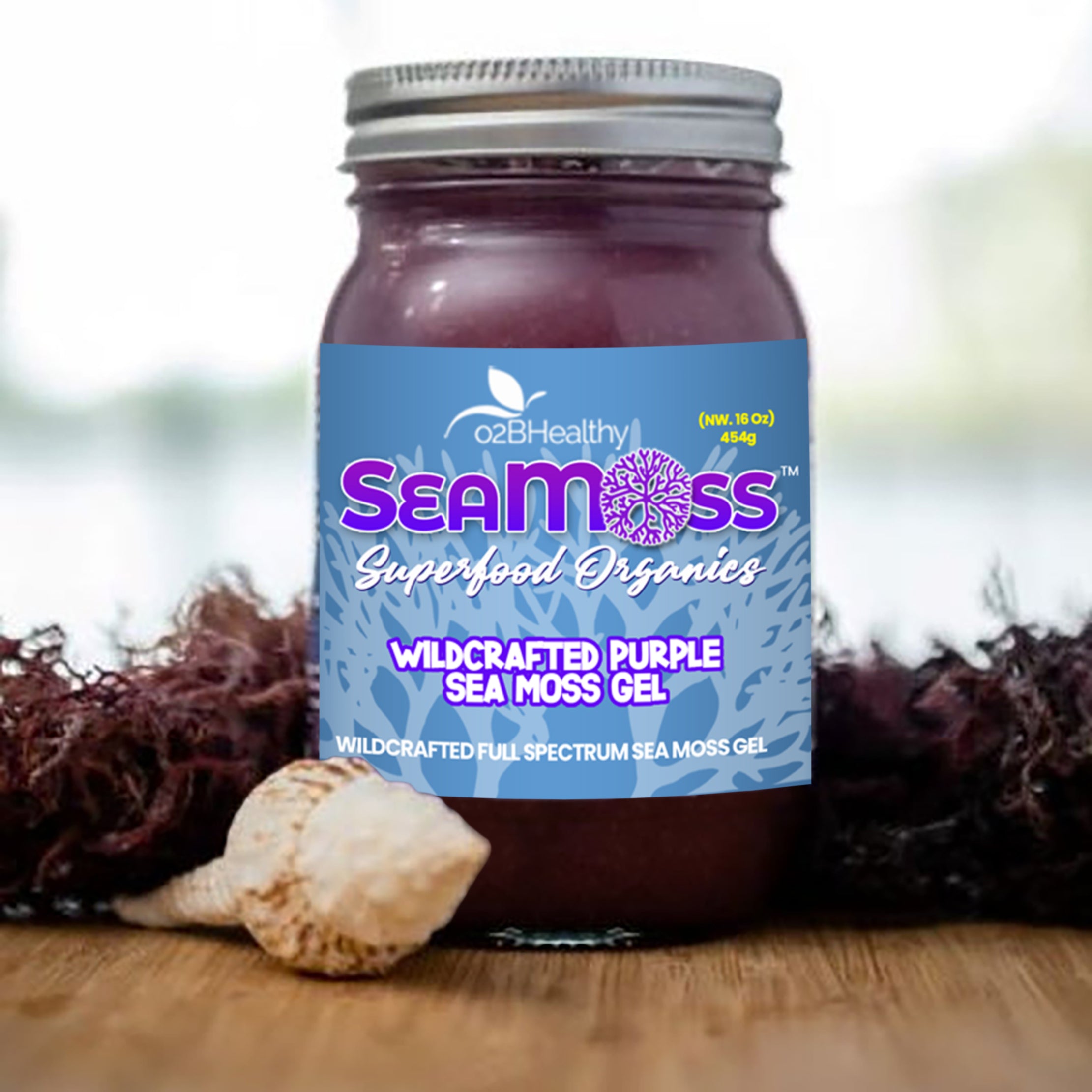 SUPER WILDCRAFTED PURPLE SEA MOSS GEL