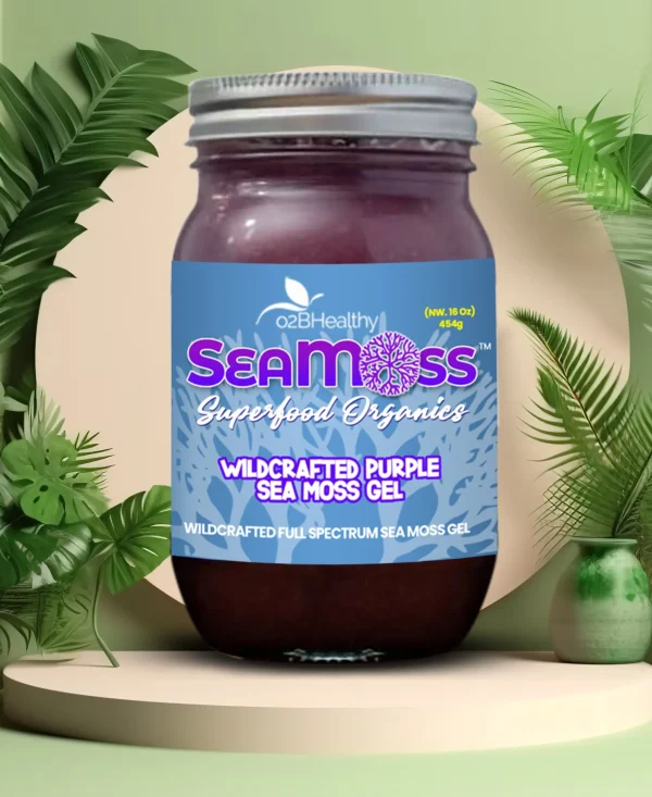 Super wildcrafted purple sea moss gel